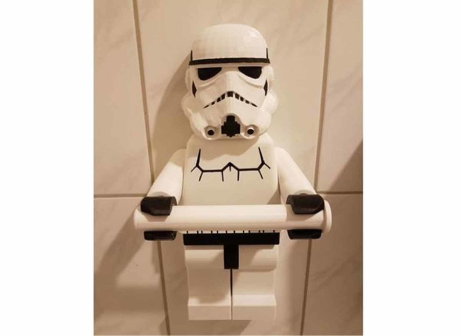 Star Wars veya Lego hayranları için tuvalet kağıtlığı (Resim kaynağı: baathinape/thingiverse)