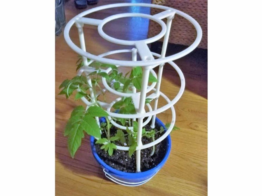 3D yazıcıdan bitki desteği (Görsel kaynağı: sasha/thingiverse)